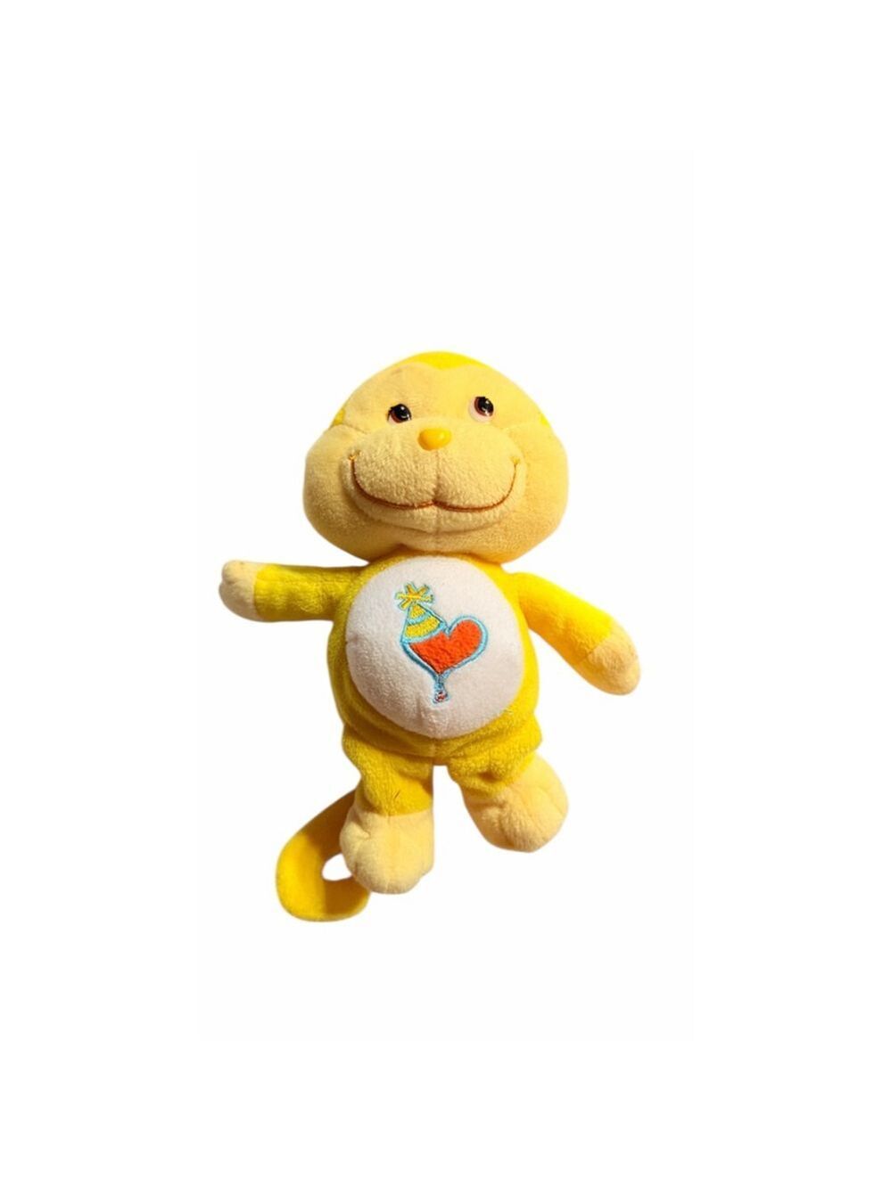 Care Bears Cousins Playful Heart Monkey Plush Yellow Vintage 2004 - Picture 8 of 11